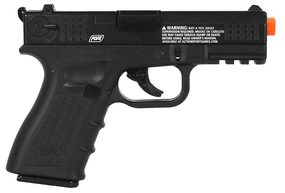 ASG ISSC M22 CO2 Non-Blowback Airsoft Pistol, Black