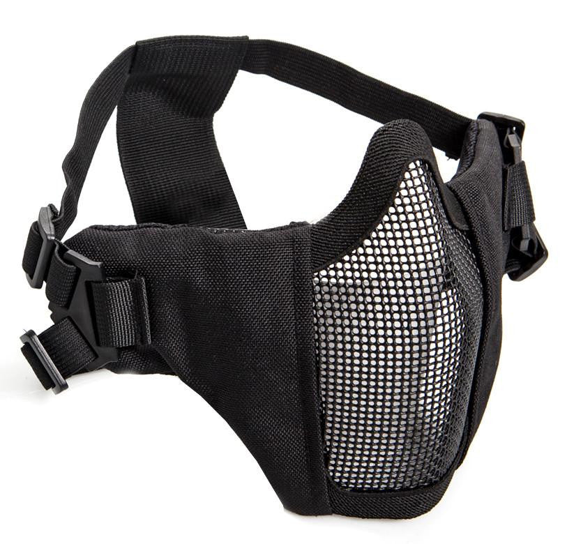 ASG Strike Systems Metal Mesh Mask with Cheek Pads, Black