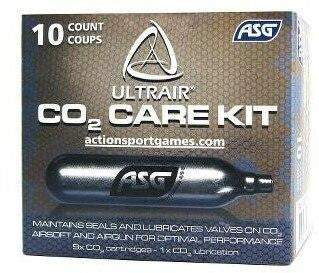 ASG Auto-Lubricating ULTRAIR 12g Co2 Care Kit