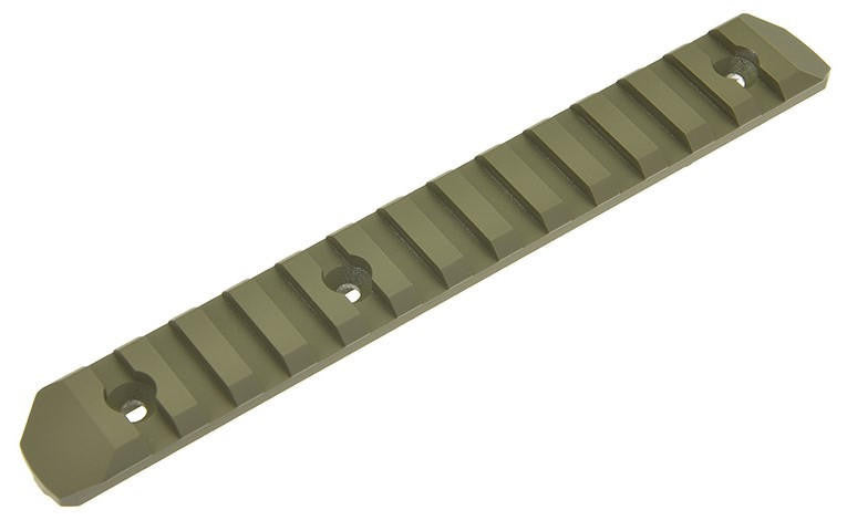 Atlas Custom Works 13-Slot Keymod Rail Segment, Tan