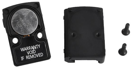 Atlas Custom Works Adjustable LED Mini Red Dot, Black