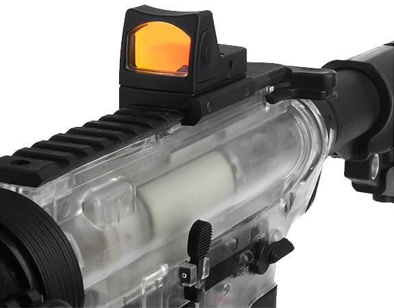 Atlas Custom Works Adjustable LED Mini Red Dot, Black