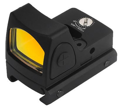 Atlas Custom Works Adjustable LED Mini Red Dot, Black