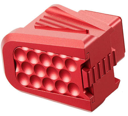 Atlas Custom Works CNC Aluminum Magazine Extension Pad for Tokyo Marui G-Series GBBP, Red