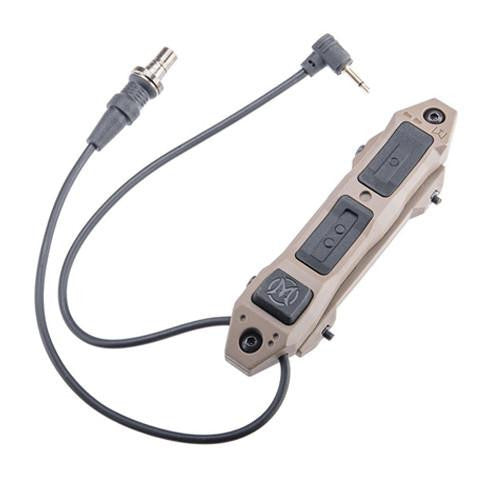 Atlas Custom Works Dual Function Remote Pressure Switch with Dual Scout and 2.5mm Output, Dark Earth