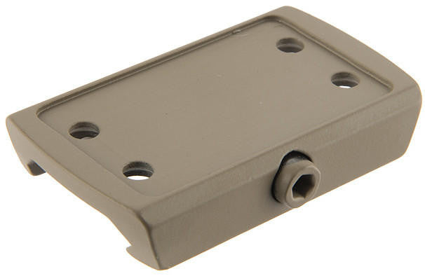 Atlas Custom Works Low Mount For Solar Power Red Dot, Tan