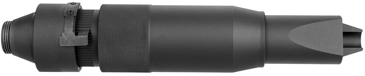 Atlas Custom Works PBS-4 Mock CCW Suppressor For Airsoft AK, Black