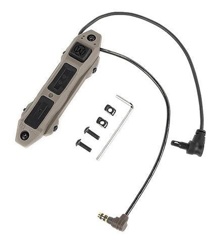 Atlas Custom Works Tactical Augmented Dual Function Tape Switch w/ Button Lock, Dark Earth