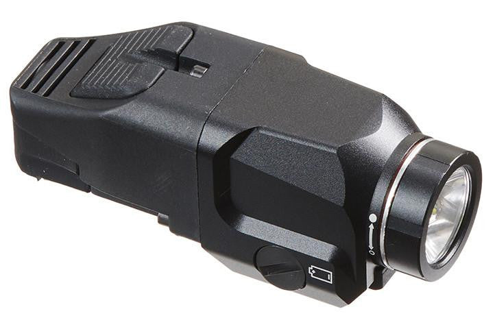 Atlas Custom Works Tactical Rail Mounted Button Flashlight, Black