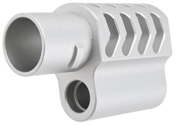 Atlas Custom Works Type 5 Compensator for Tokyo Marui 1911 Airsoft Pistols, Silver