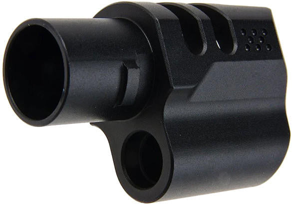 Atlas Custom Works Type 6 Compensator for Tokyo Marui 1911 Airsoft Pistols, Black
