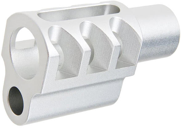 Atlas Custom Works Type 7 Compensator for Tokyo Marui 1911 Airsoft Pistols, Silver