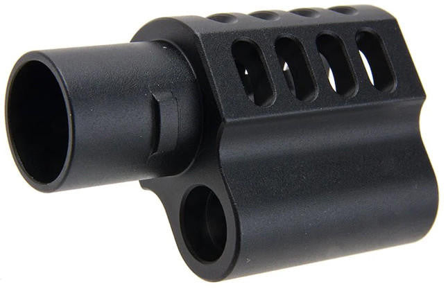 Atlas Custom Works Type 9 Compensator for Tokyo Marui 1911 Airsoft Pistols, Black