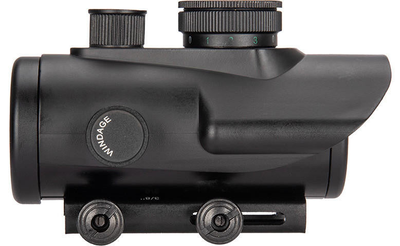 Axeon Tricyclon Selectable Color Dot Sight, Black