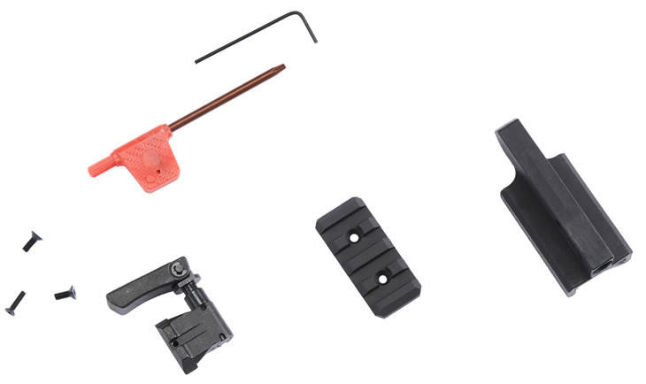 B&T Officially Licensed USW Polymer Conversion Kit for G-Series GBB Airsoft Pistols, Black