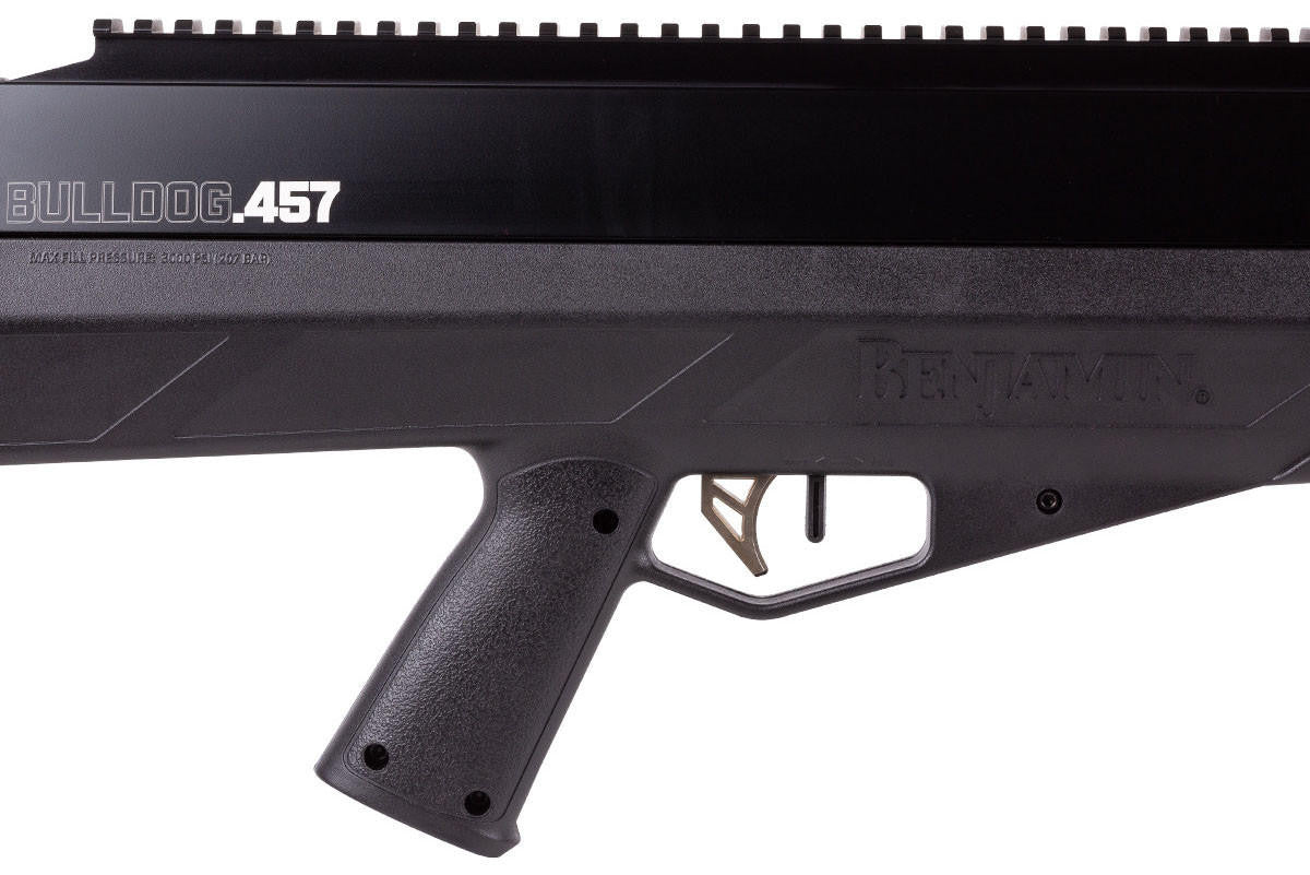 Benjamin Bulldog .357 Shrouded PCP Bullpup Air Rifle, Black
