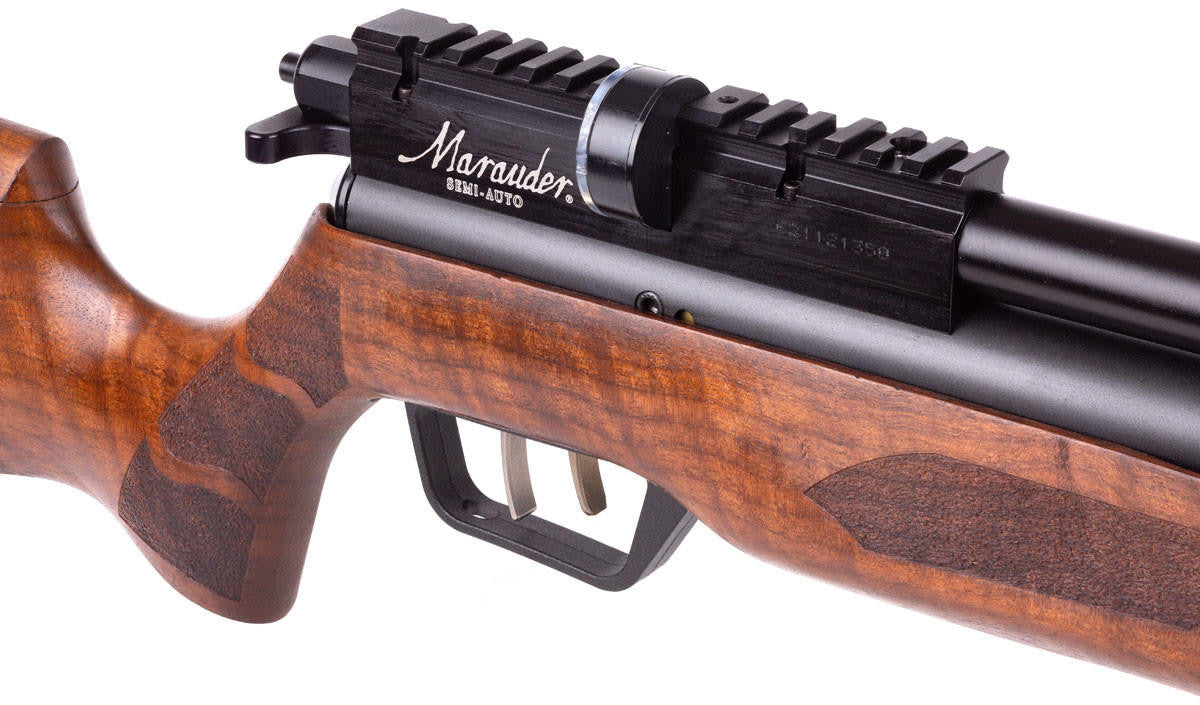 Benjamin Marauder Semi-Auto (SAM) .22 PCP Air Rifle, Wood Stock