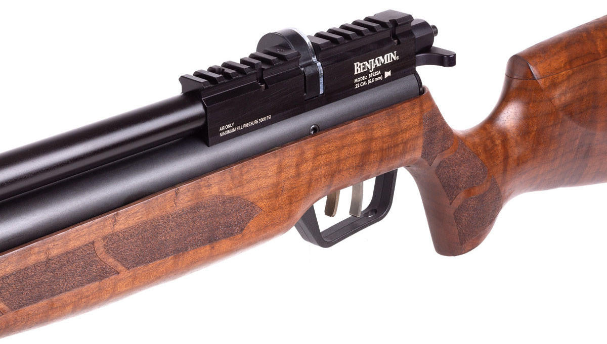 Benjamin Marauder Semi-Auto (SAM) .22 PCP Air Rifle, Wood Stock
