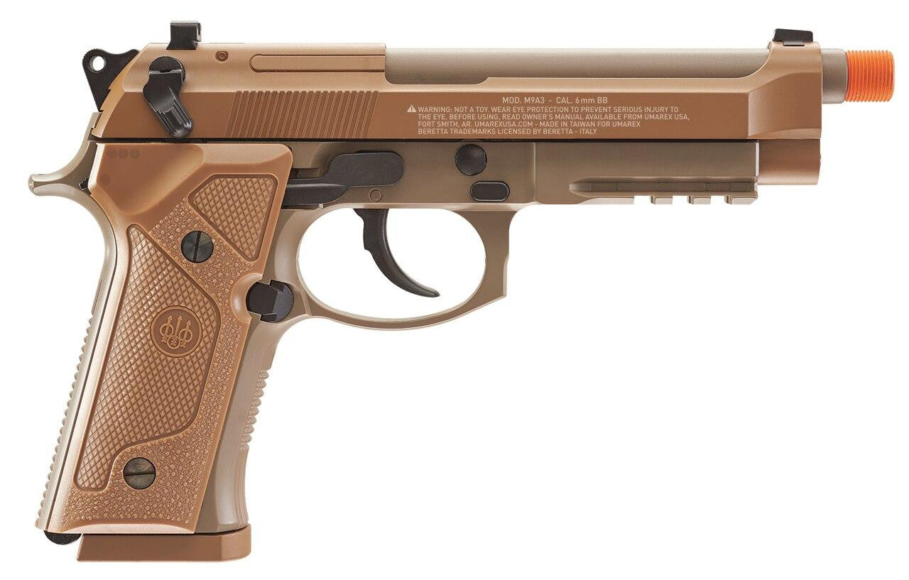 Beretta M9A3 Co2 Blowback Airsoft Pistol, Tan