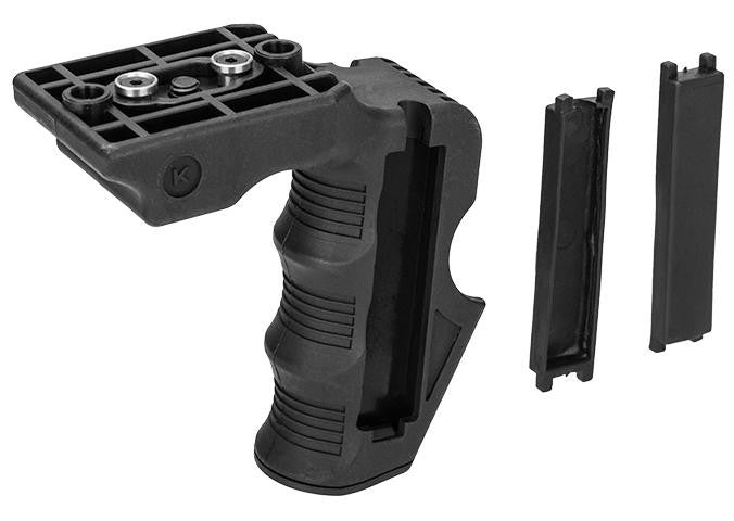 Lancer Tactical Impact Keymod Foregrip with Storage Space, Black