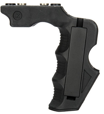Lancer Tactical Impact Keymod Foregrip with Storage Space, Black