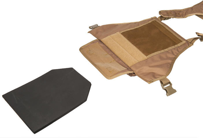 Lancer Tactical Assault Airsoft Tactical Vest, Coyote Brown