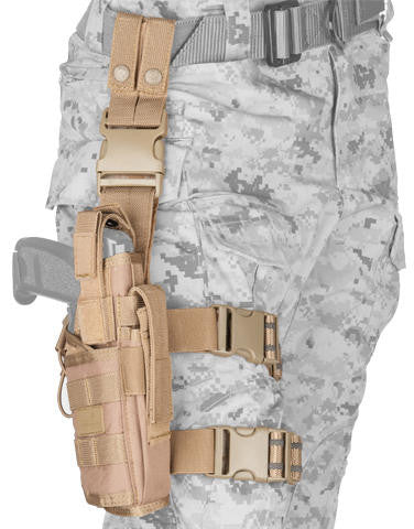 Lancer Tactical 322KN Tornado Drop Leg Holster, Coyote Brown