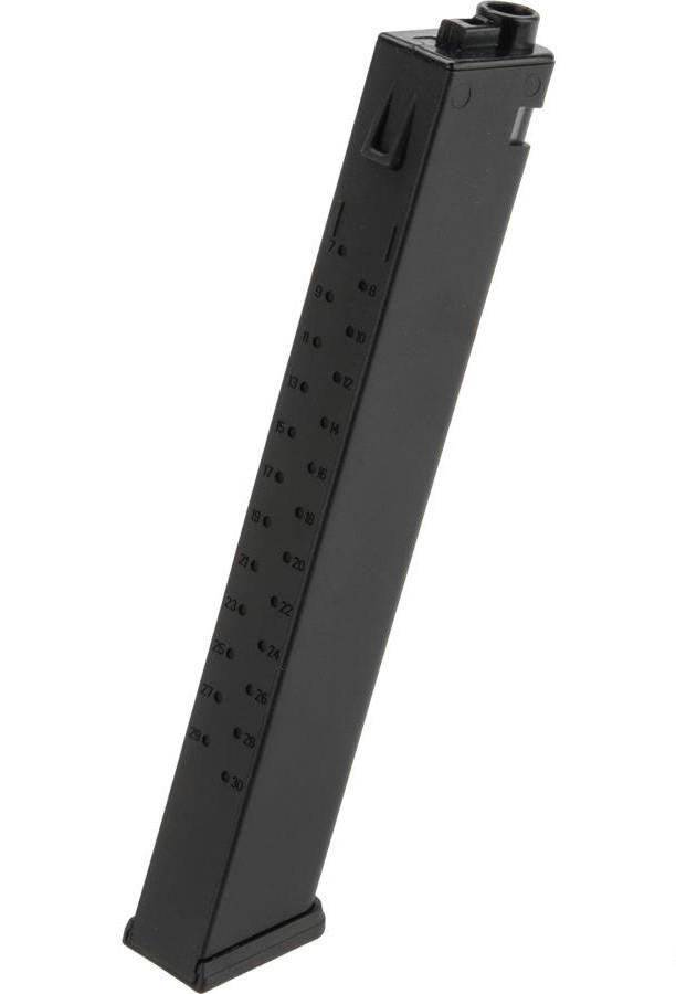 Classic Army 120rd Mid-Cap Polymer Magazine for Nemesis X9 Airsoft AEGs, Black