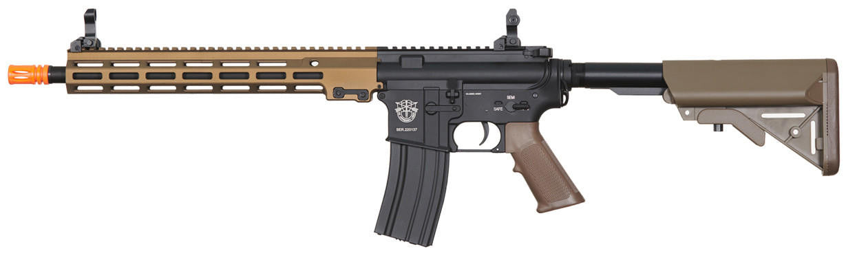 Classic Army 13.5" MK16 ECS Airsoft AEG Rifle, Two-Tone