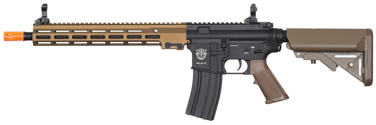 Classic Army 13.5" MK16 ECS Airsoft AEG Rifle, Two-Tone