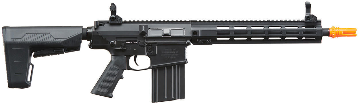 Classic Army ECS LS AR10 AEG Designated Marksman Airsoft Rifle, Black