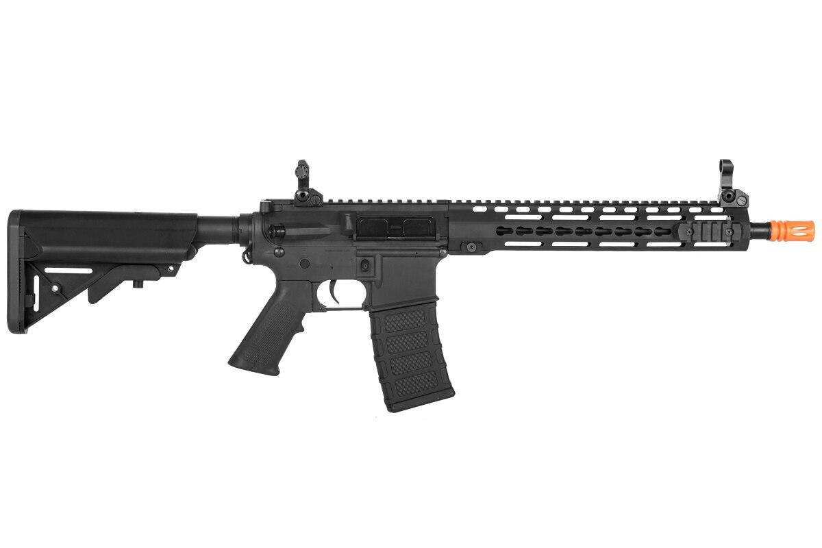 Classic Army KM12 Nylon Fiber Keymod AEG Airsoft Rifle w/ ECS, Black