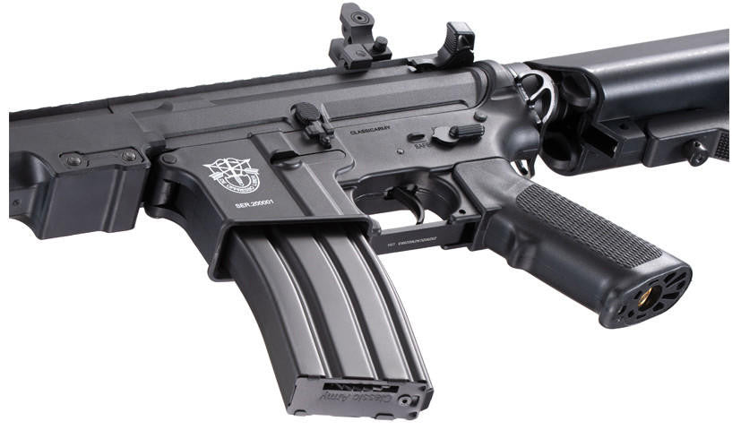 Classic Army M4 MK16 Skirmish ECS AEG Airsoft Rifle, Black