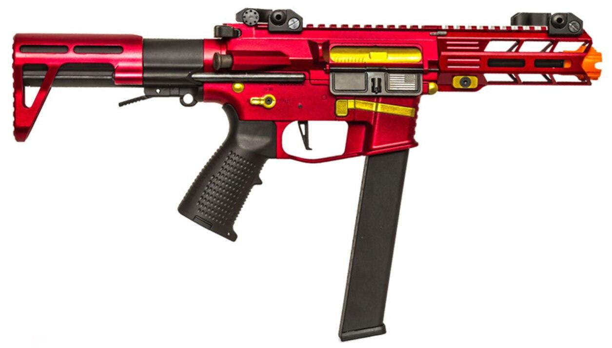 Classic Army Nemesis X9 PDW SMG AEG, Red