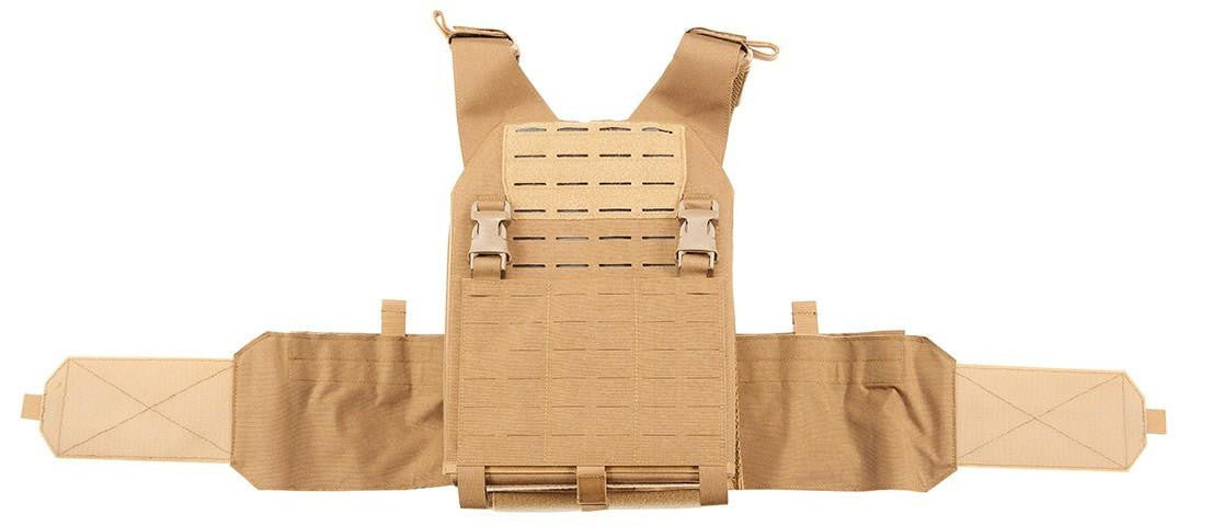 Code 11 Tiger Laser Cut Plate Carrier, Tan