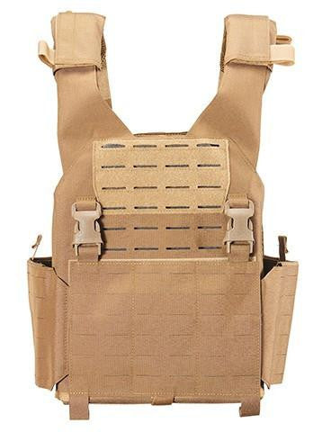 Code 11 Tiger Laser Cut Plate Carrier, Tan