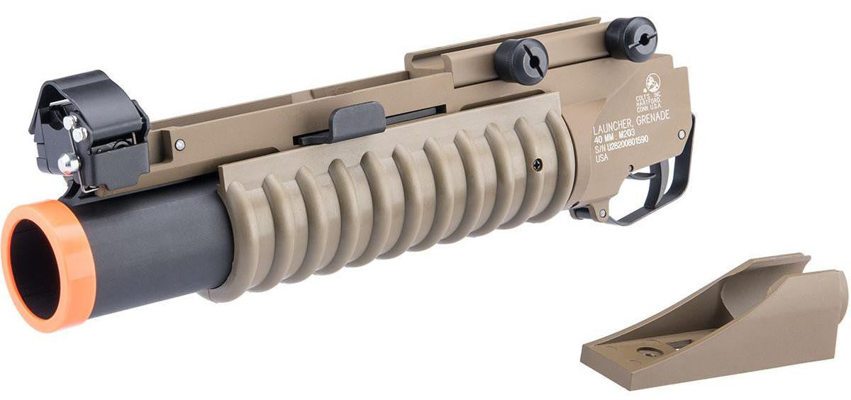 Colt Licensed M203 Short Grenade Launcher, Dark Earth