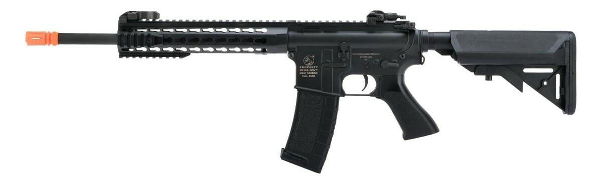 Colt Licensed M4A1 Sportline Carbine Airsoft Rifle w/ Keymod Handguard, Black