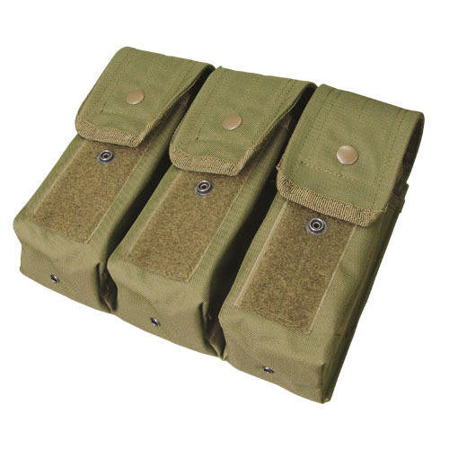 Condor MOLLE Triple AR/AK Mag Pouch, OD