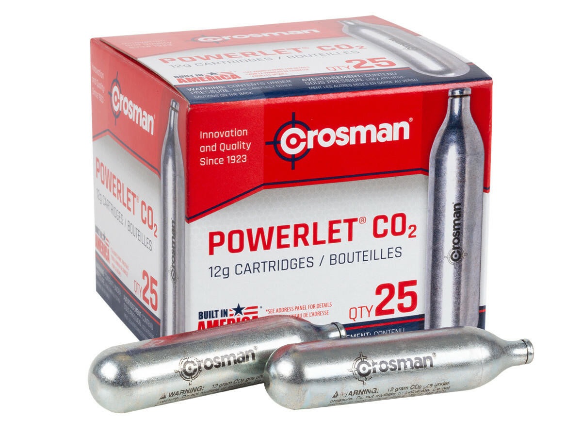 Crosman 12 Gram CO2 (25 Cartridges)