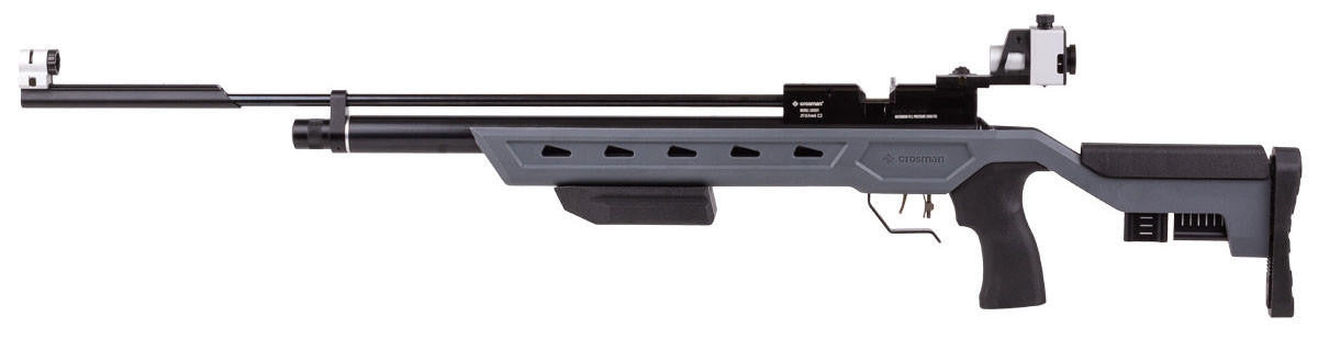 Crosman Challenger PCP .177 Competition Pellet Air Rifle w/ Open Sights, Two-Tone