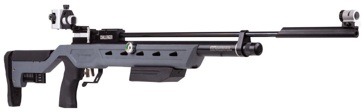 Crosman Challenger PCP .177 Competition Pellet Air Rifle w/ Open Sights, Two-Tone