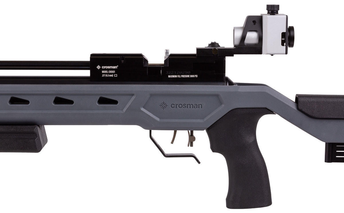 Crosman Challenger PCP .177 Competition Pellet Air Rifle w/ Open Sights, Two-Tone