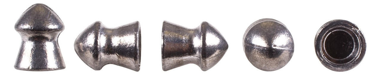 Crosman Field Hunting .22 Cal 14.3 Grains Pointed Pellets, 175ct, Silver