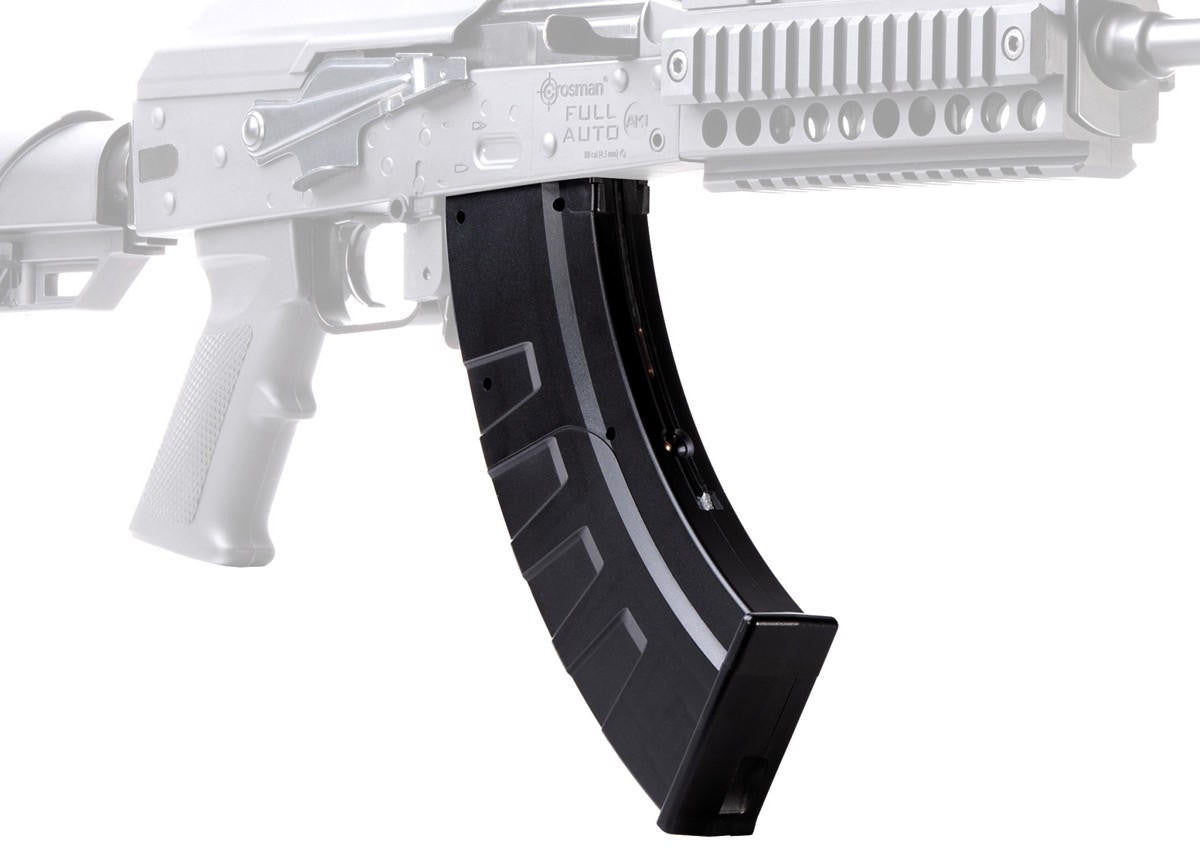 Crosman Full Auto AK1 CO2 .177 28rds Air Rifle Magazine, Black
