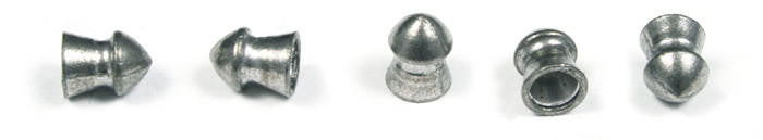 Crosman Hunting .177 Cal 7.4 Grains Pointed Pellets, 250ct, Silver