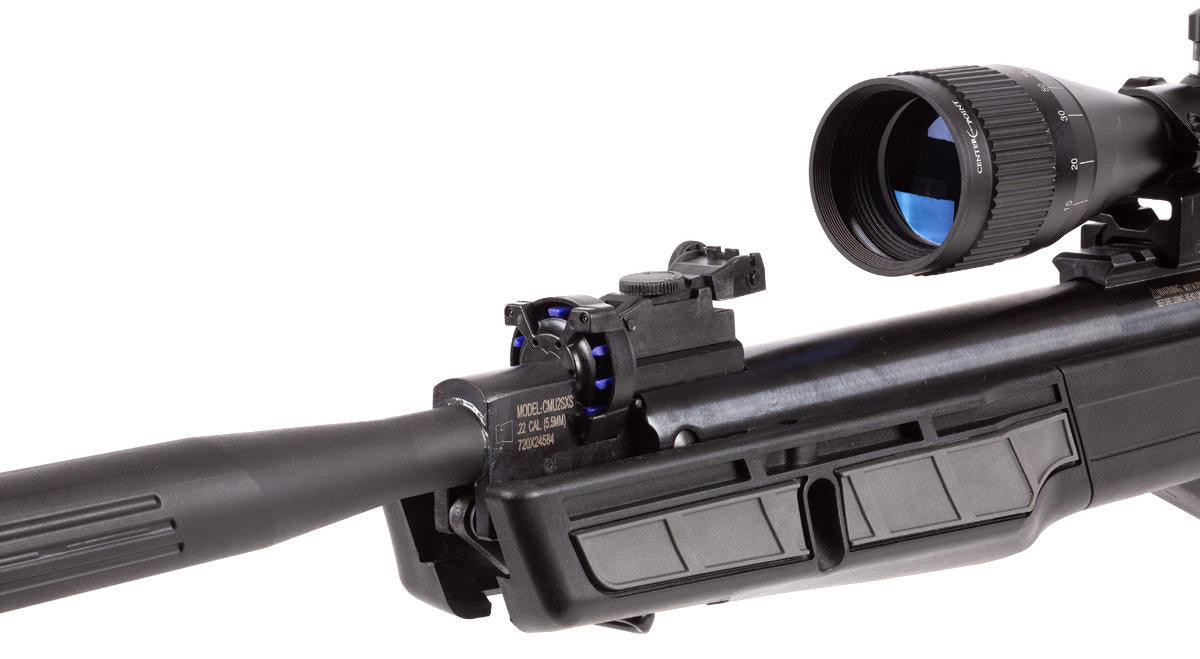 Crosman MAG-Fire Ultra Multi-Shot Break Barrel Air Rifle .22 Cal, Black