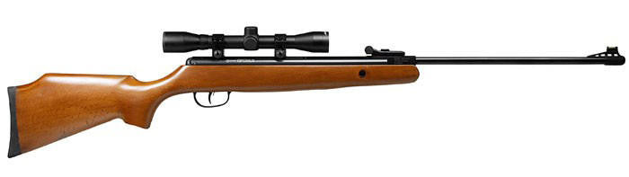 Crosman Optimus Breakbarrel Air Rifle Combo .177 Cal, Wood