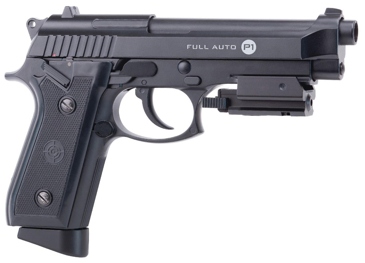 Crosman P1 Full Auto Blowback CO2 Powered 0.177 Cal Airgun, Black