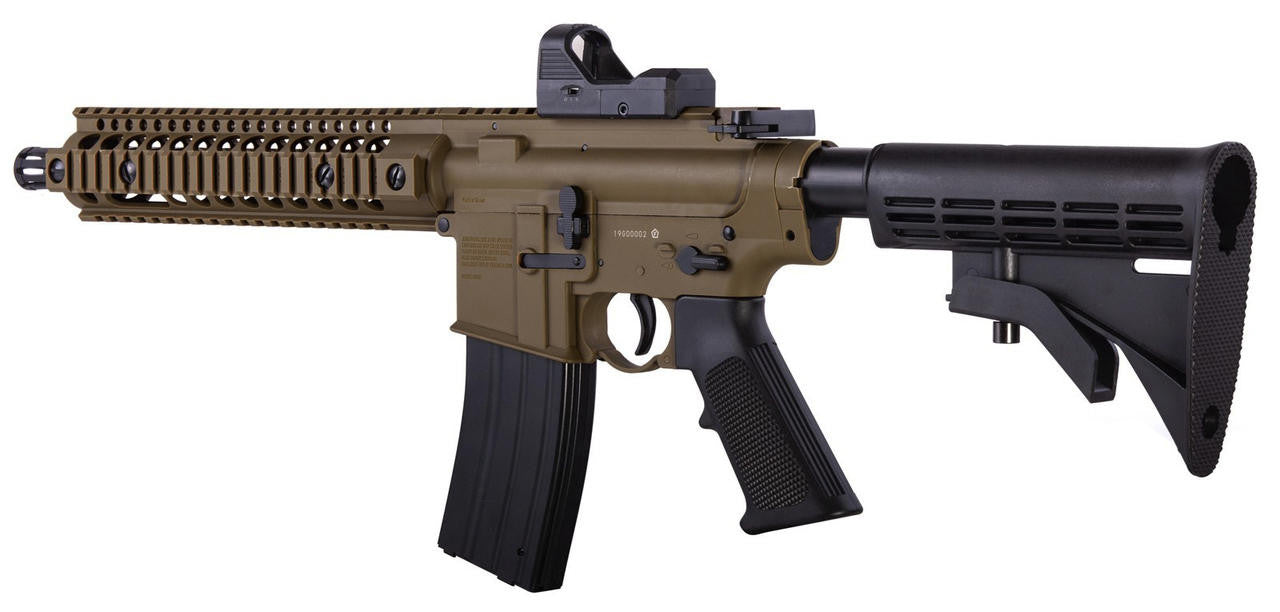 Crosman R1 Full Auto 0.177 Cal BB Air Rifle, Dark Earth